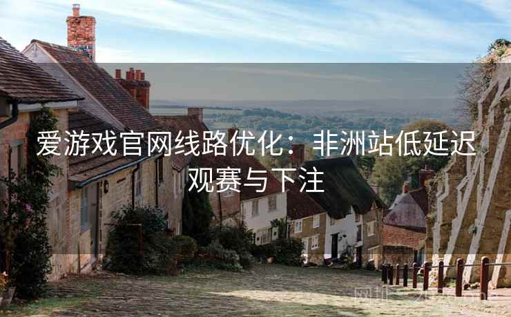 爱游戏官网线路优化：非洲站低延迟观赛与下注